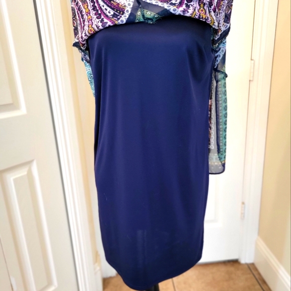AB Studio Boho Paisley Print Summer Dress - Picture 12 of 16